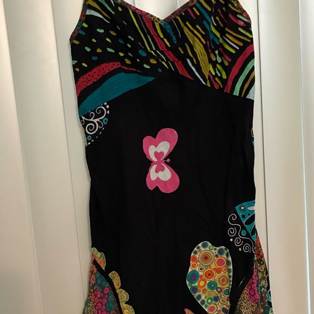 Vibrant Multicolor Sleeveless Dress